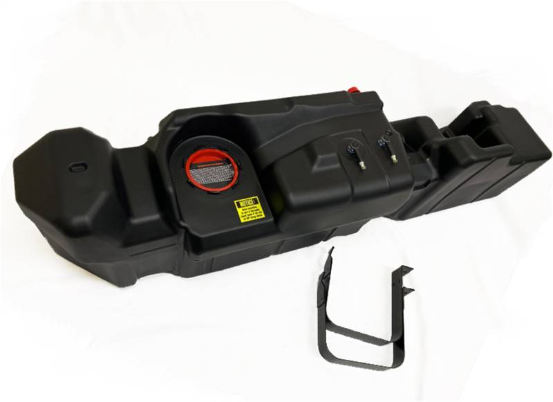 TITAN Fuel Tanks - TITAN Fuel Tank 2020-2023 GM 2500 & 3500 Crew Cab, Long Bed Duramax Diesel Fuel Tank. 4X4 ONLY Extra Large Midship Tank 7010320