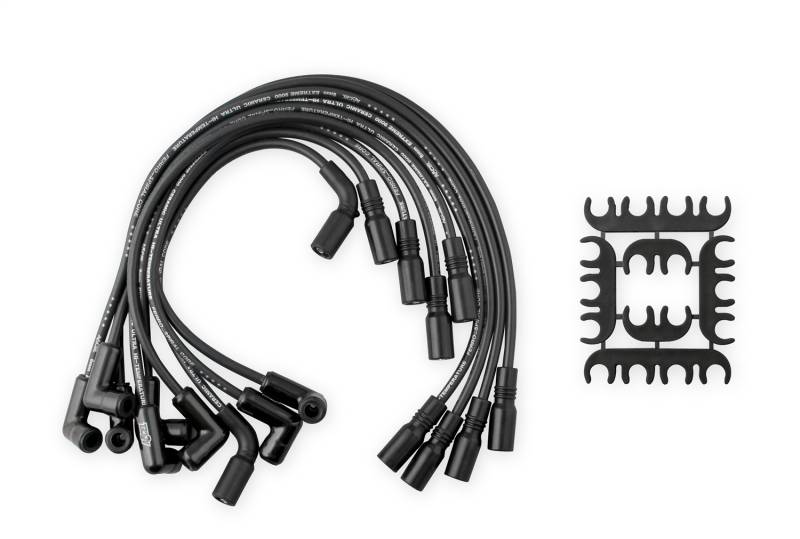 Accel - ACCEL Extreme 9000 Black Ceramic Boot Spark Plug Wire Set 9042CK