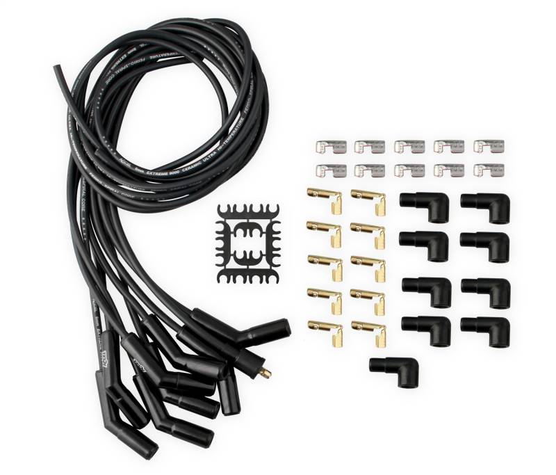 Accel - ACCEL Extreme 9000 Black Ceramic Boot Spark Plug Wire Set 9002CK