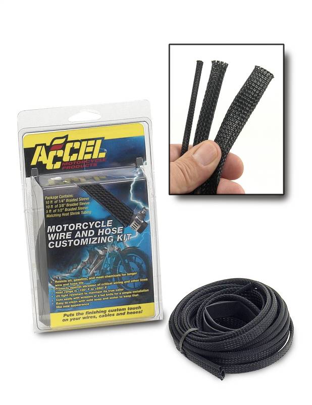 Accel - ACCEL Hose/Wire Sleeving Kit 2007BK