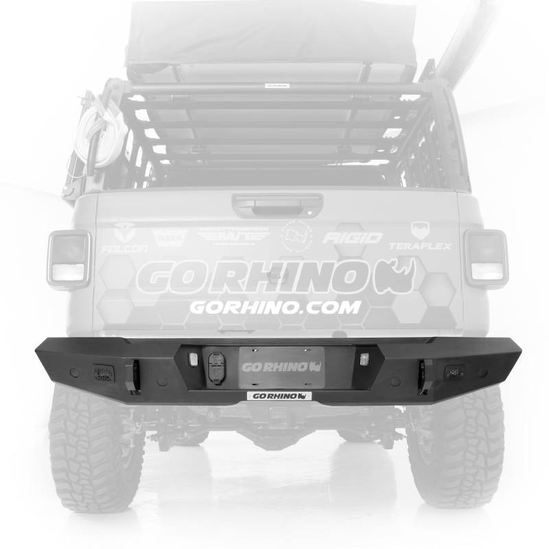 Go Rhino - Go Rhino Trailline Rear Full Width Bumper for Jeep Gladiator JT 273120T