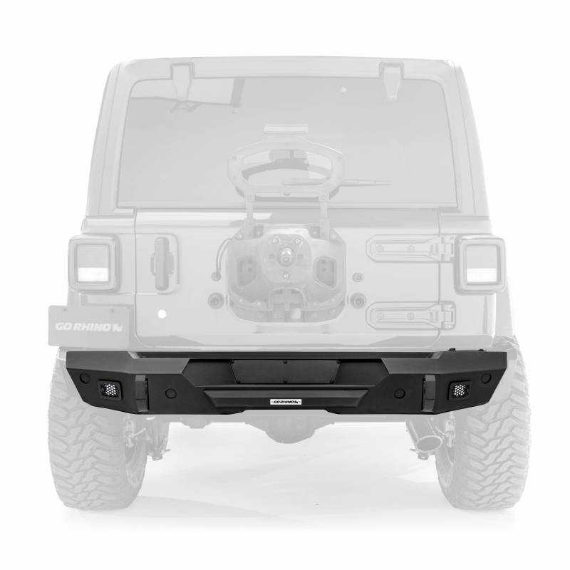 Go Rhino - Go Rhino Trailline Rear Stubby Bumper for Jeep Wrangler JL 272110T
