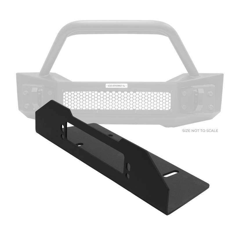 Go Rhino - Go Rhino Trailline Bumper Fairlead Mount Plate For Jeep 23200T