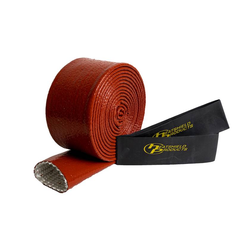Heatshield Products - Heat Shield Sleeve Fire Shld Slv Red 1-1/2 id x 1 ft Roll - 210021
