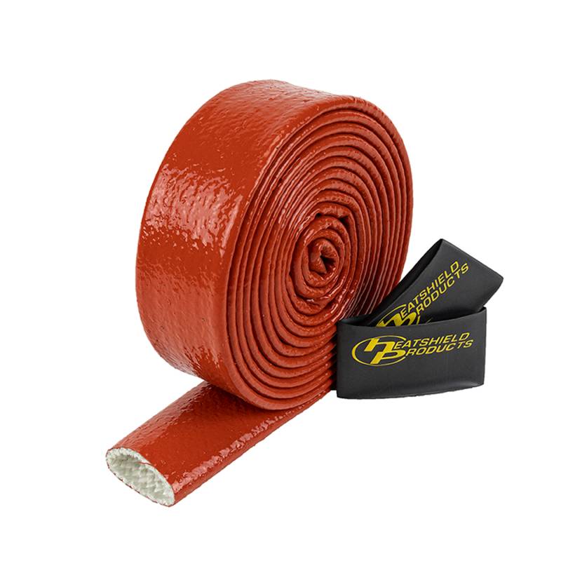 Heatshield Products - Heat Shield Sleeve Fire Shld Slv Red 1 id x 1 ft Roll - 210017