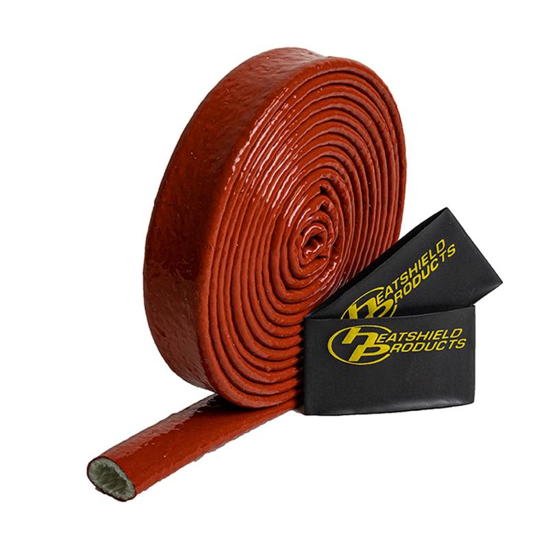 Heatshield Products - Heat Shield Sleeve Fire Shld Slv Red 1/2 id x 1 ft Roll - 210013