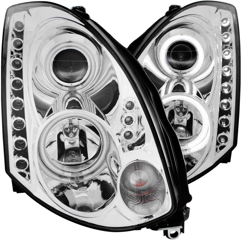 ANZO USA - ANZO USA Projector Headlight Set w/Halo 121364