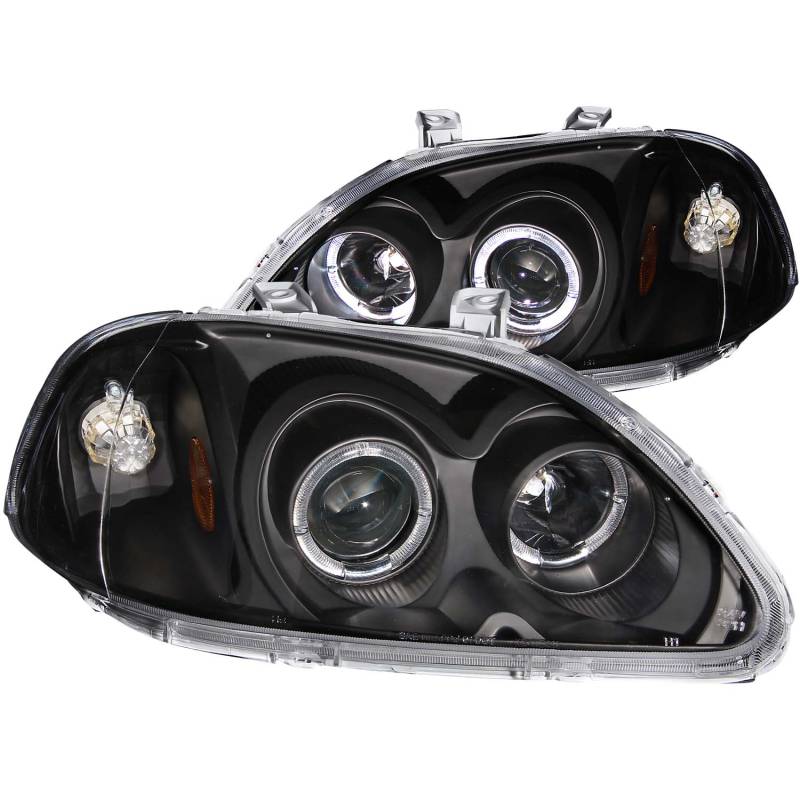 ANZO USA - ANZO USA Projector Headlight Set w/Halo 121068