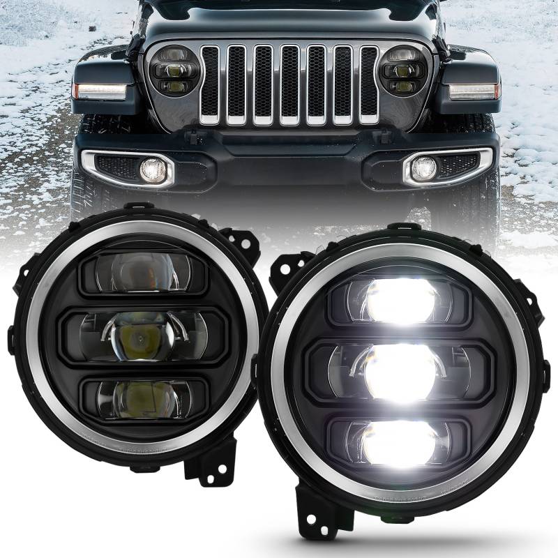 ANZO USA - ANZO USA LED Projector Headlights 111466