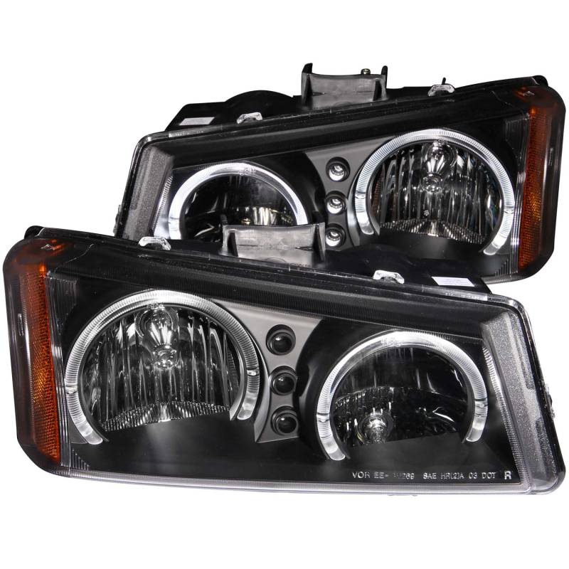 ANZO USA - ANZO USA Crystal Headlight Set w/Halo 111212