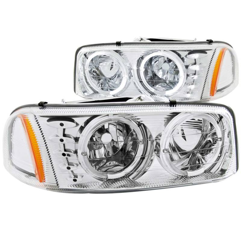ANZO USA - ANZO USA Crystal Headlight Set w/Halo 111208