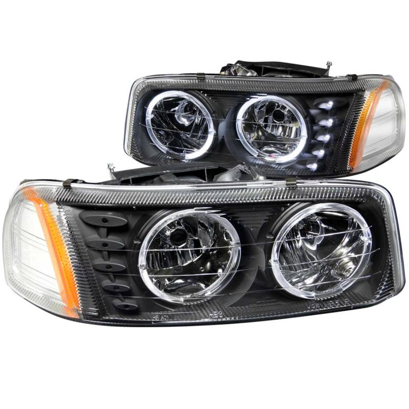 ANZO USA - ANZO USA Crystal Headlight Set w/Halo 111207