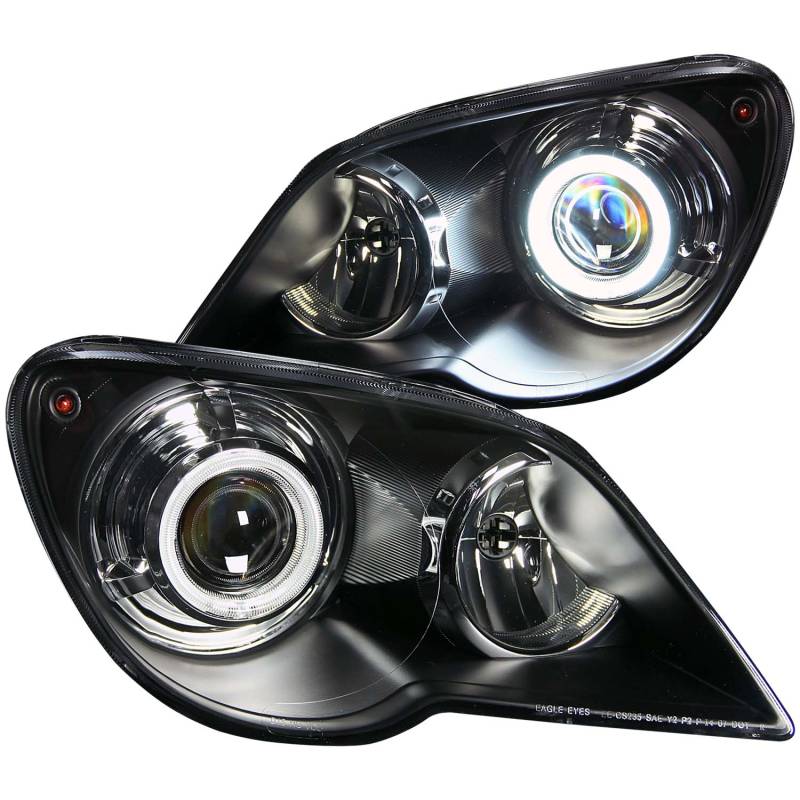 ANZO USA - ANZO USA Projector Headlight Set w/Halo 111188
