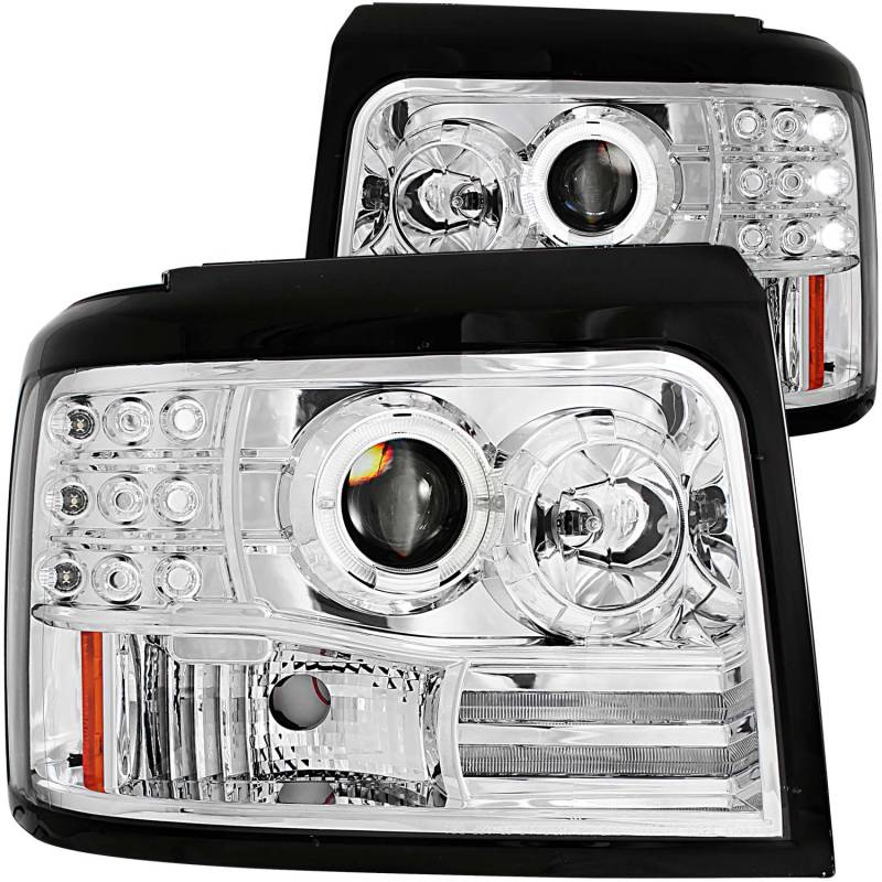 ANZO USA - ANZO USA Projector Headlight Set w/Halo 111183