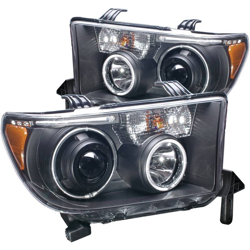 ANZO USA - ANZO USA Projector Headlight Set w/Halo 111174