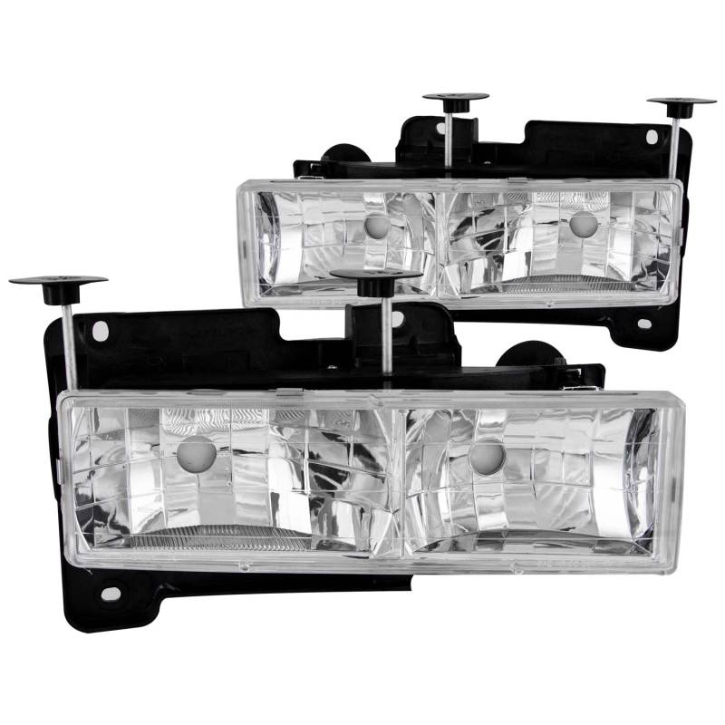ANZO USA - ANZO USA Crystal Headlight Set 111136
