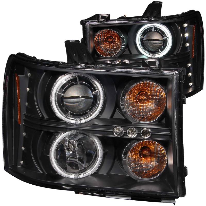 ANZO USA - ANZO USA Projector Headlight Set w/Halo 111125