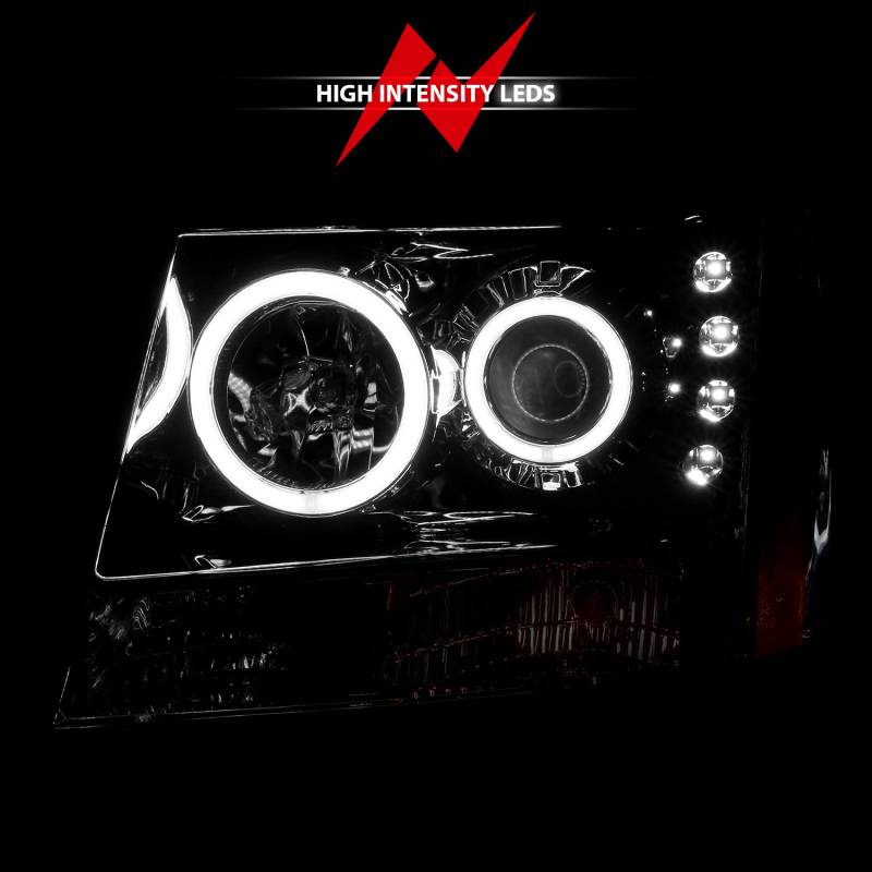 ANZO USA - ANZO USA Projector Headlight Set w/Halo 111108