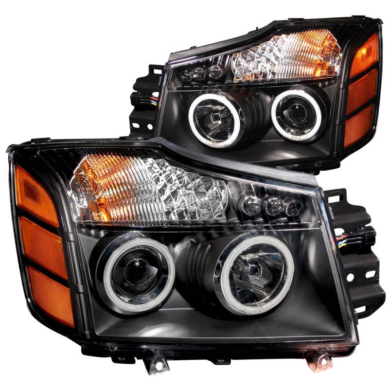 ANZO USA - ANZO USA Projector Headlight Set w/Halo 111095