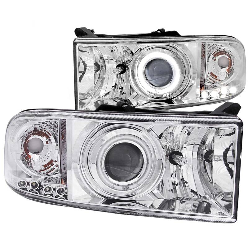 ANZO USA - ANZO USA Projector Headlight Set w/Halo 111056