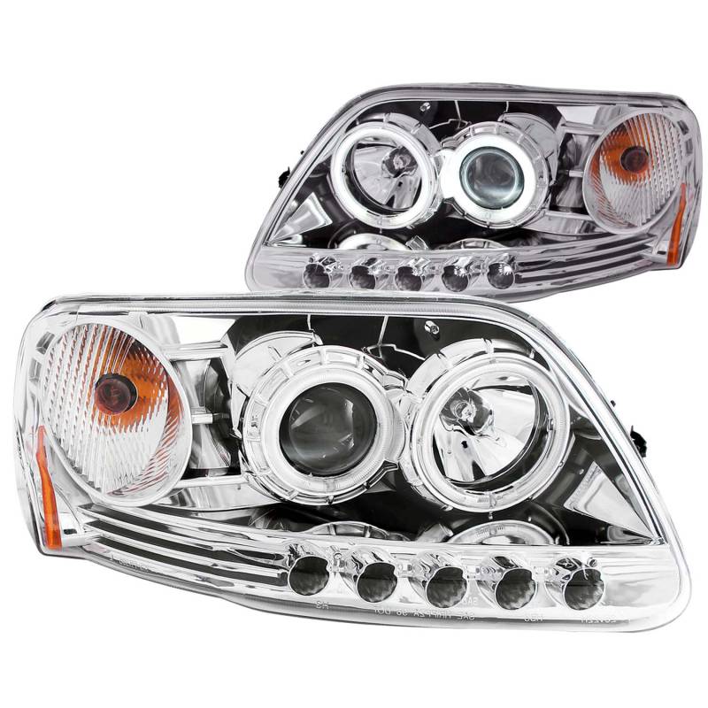 ANZO USA - ANZO USA Projector Headlight Set w/Halo 111054