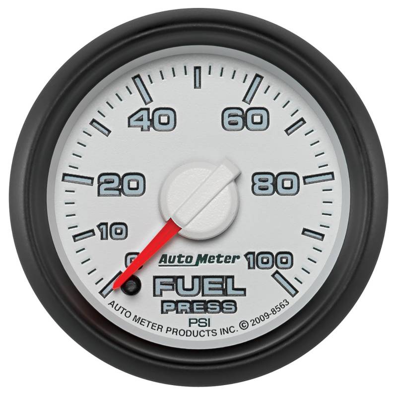 AutoMeter - AutoMeter GAUGE, FUEL PRESS, 2 1/16", 100PSI, DIGITAL STEPPER MOTOR, RAM GEN 3 FACT. MATCH 8563