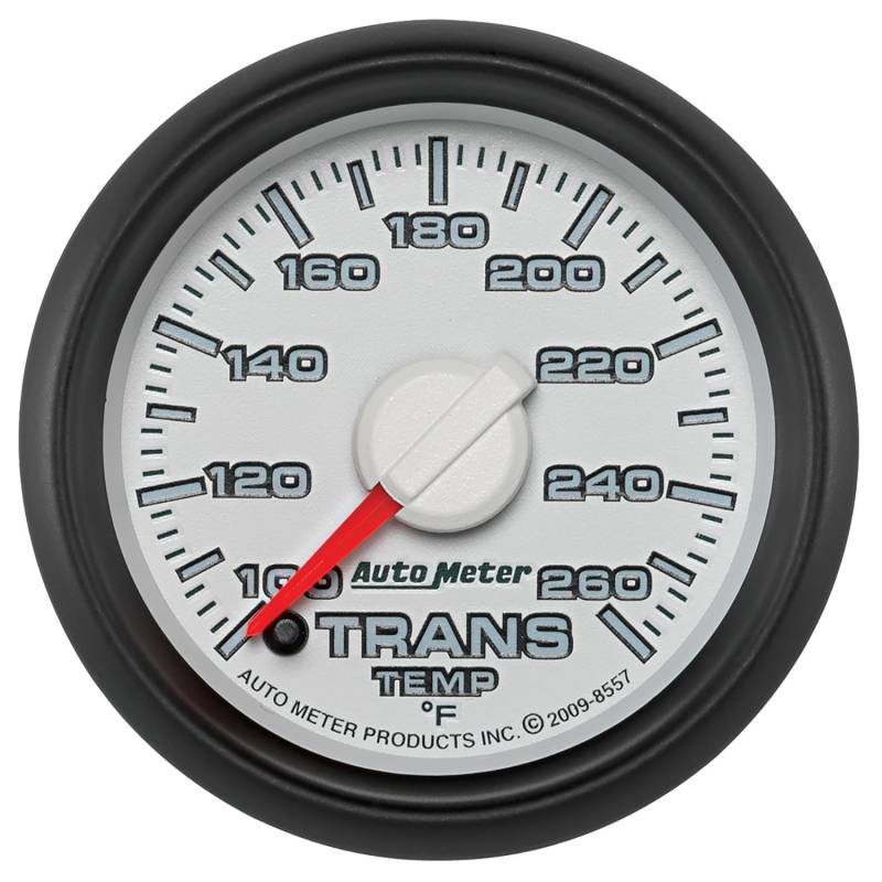 AutoMeter - AutoMeter GAUGE,TRANS TEMP,2 1/16",100-260 Degrees F,STEPPER MOTOR,RAM GEN 3 FACT. MATCH 8557
