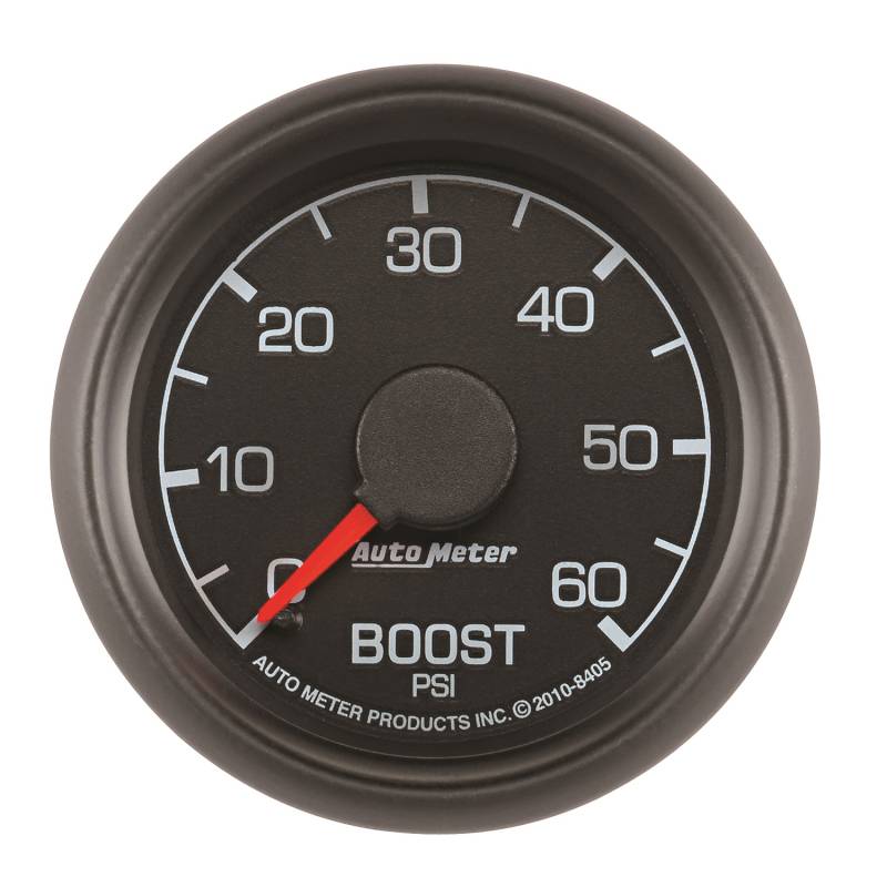 AutoMeter - AutoMeter GAUGE, BOOST, 2 1/16" , 60PSI, MECHANICAL, FORD FACTORY MATCH 8405