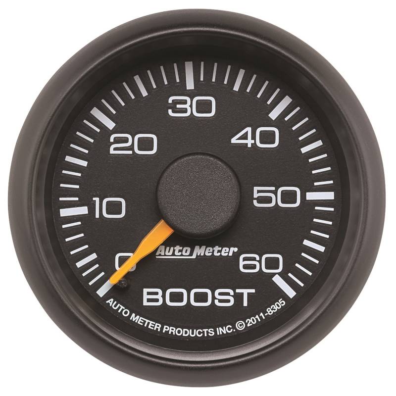 AutoMeter - AutoMeter GAUGE, BOOST, 2 1/16" , 60PSI, MECHANICAL, GM FACTORY MATCH 8305