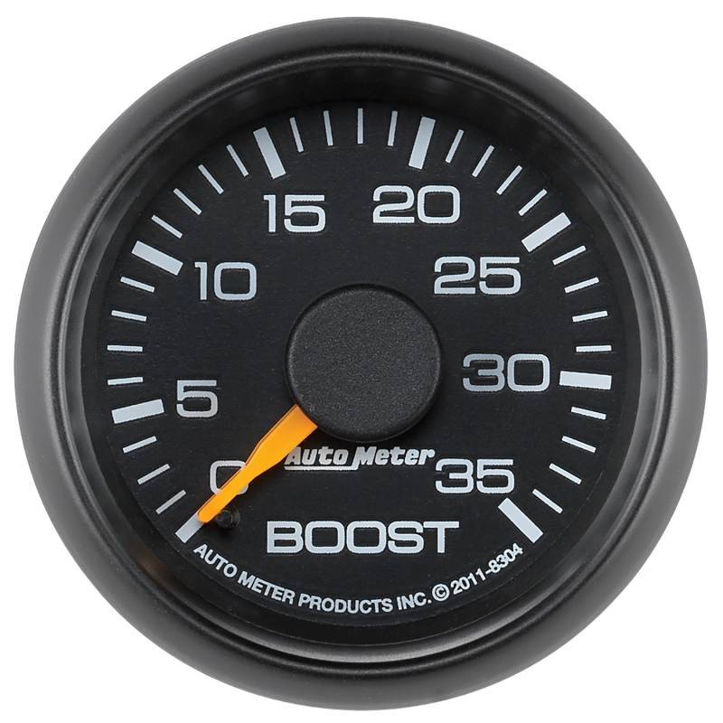 AutoMeter - AutoMeter GAUGE, BOOST, 2 1/16" , 35PSI, MECHANICAL, GM FACTORY MATCH 8304