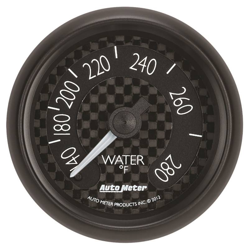 AutoMeter - AutoMeter GAUGE, WATER TEMP, 2 1/16" , 280 Degrees F, MECH, GT 8031