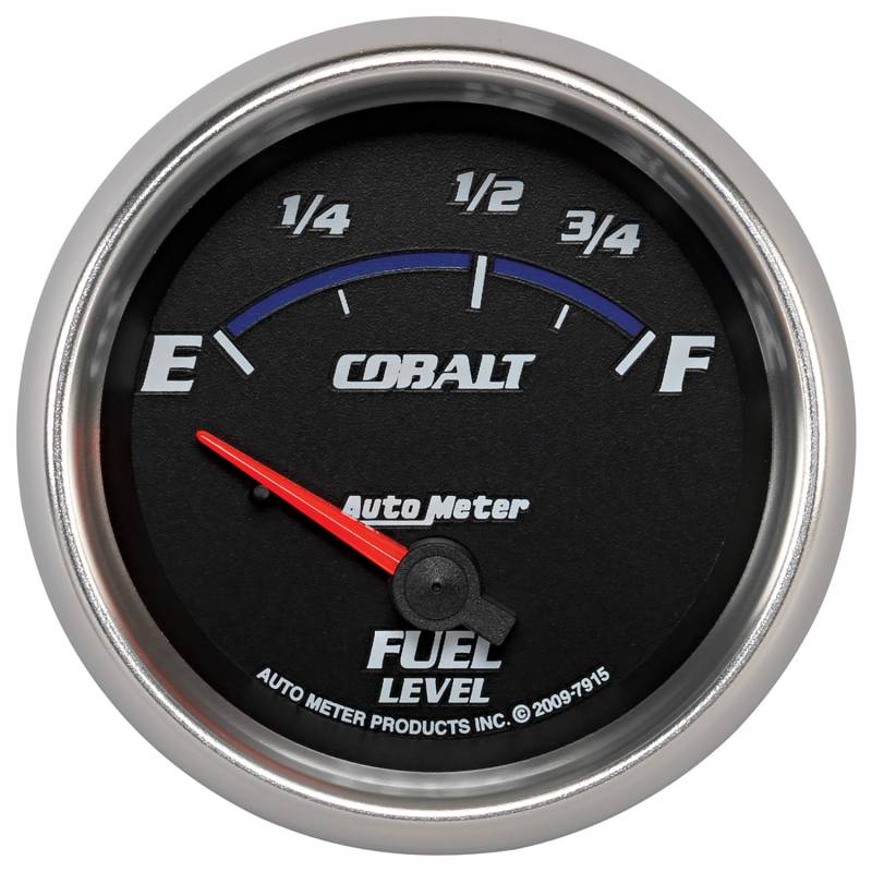 AutoMeter - AutoMeter GAUGE, FUEL LEVEL, 2 5/8" , 73OE TO 10OF, ELEC, COBALT 7915