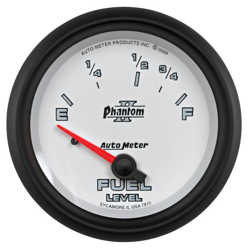 AutoMeter - AutoMeter GAUGE, FUEL LEVEL, 2 5/8" , 73OE TO 10OF, ELEC, PHANTOM II 7815
