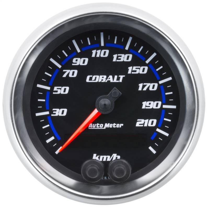 AutoMeter - AutoMeter GAUGE, SPEEDOMETER, 3 3/8" , 225KM/H, GPS, COBALT 6280-M