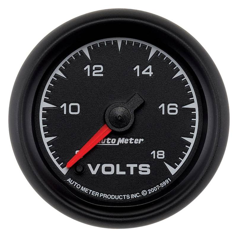 AutoMeter - AutoMeter GAUGE, VOLTMETER, 2 1/16" , 18V, DIGITAL STEPPER MOTOR, ES 5991