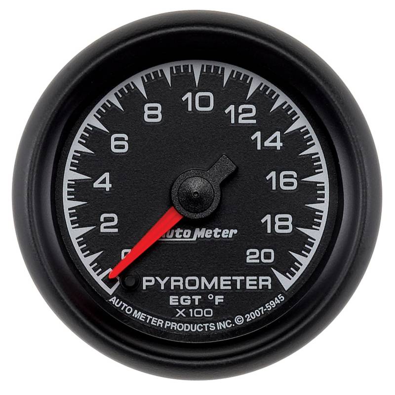 AutoMeter - AutoMeter GAUGE, PYROMETER (EGT), 2 1/16" , 2000 Degrees F, DIGITAL STEPPER MOTOR, ES 5945