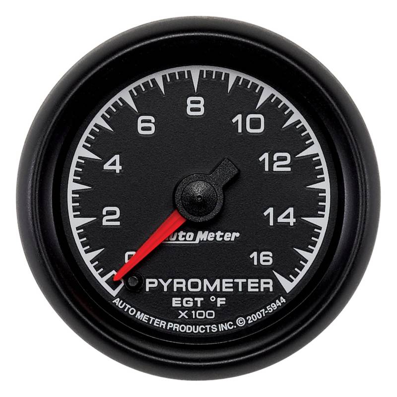 AutoMeter - AutoMeter GAUGE, PYROMETER (EGT), 2 1/16" , 1600 Degrees F, DIGITAL STEPPER MOTOR, ES 5944