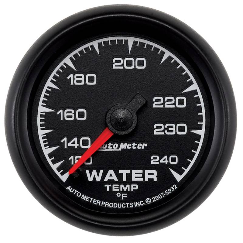 AutoMeter - AutoMeter GAUGE, WATER TEMP, 2 1/16" , 120-240 Degrees F, MECHANICAL, ES 5932