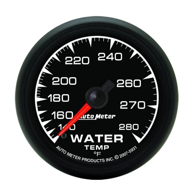 AutoMeter - AutoMeter GAUGE, WATER TEMP, 2 1/16" , 140-280 Degrees F, MECHANICAL, ES 5931