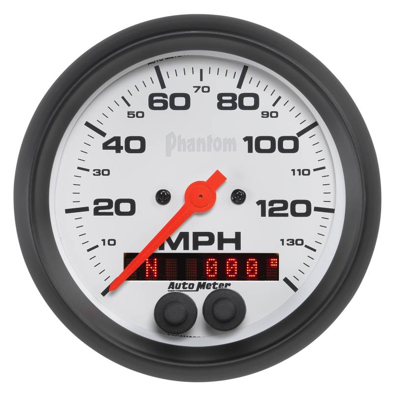 AutoMeter - AutoMeter GAUGE, SPEEDOMETER, 3 3/8" , 140MPH, GPS, PHANTOM 5880