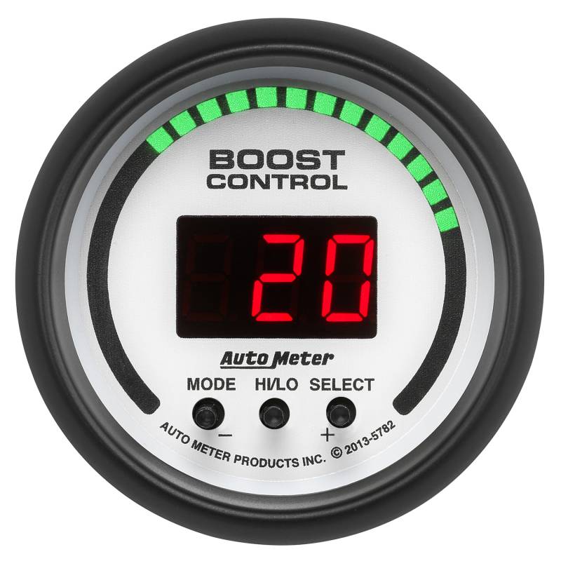 AutoMeter - AutoMeter GAUGE, BOOST CONTROLLER, 2 1/16", 30INHG-30PSI, INCL. SOLENOID, DIGITAL, PHANTOM 5782
