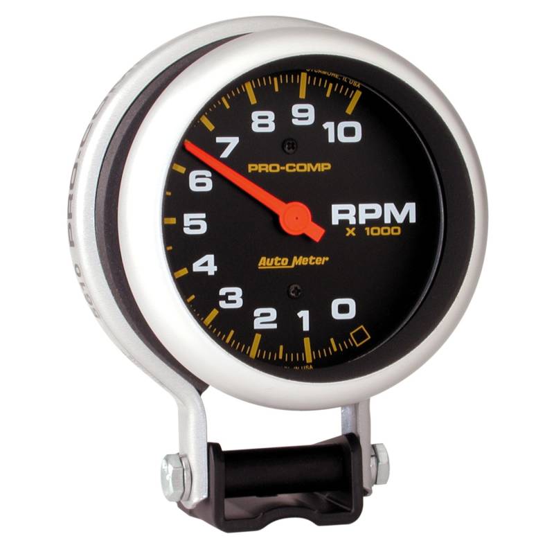AutoMeter - AutoMeter GAUGE, TACHOMETER, 3 3/4" , 10K RPM, PEDESTAL, PRO-COMP 5610