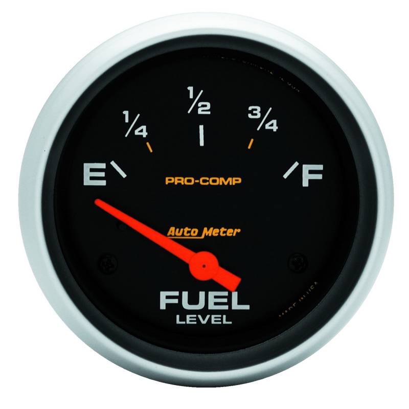 AutoMeter - AutoMeter GAUGE, FUEL LEVEL, 2 5/8" , 240OE TO 33OF, ELEC, PRO-COMP 5417