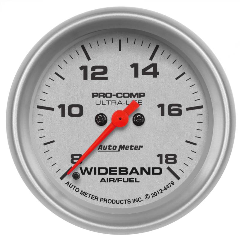 AutoMeter - AutoMeter GAUGE, AIR/FUEL RATIO-WIDEBAND, ANALOG, 2 5/8" , 8:1-18:1, STEPPER MOTOR, UL 4479