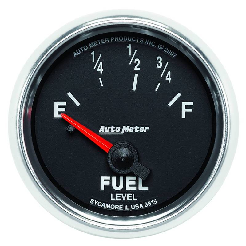 AutoMeter - AutoMeter GAUGE, FUEL LEVEL, 2 1/16" , 73OE TO 10OF, ELEC, GS 3815