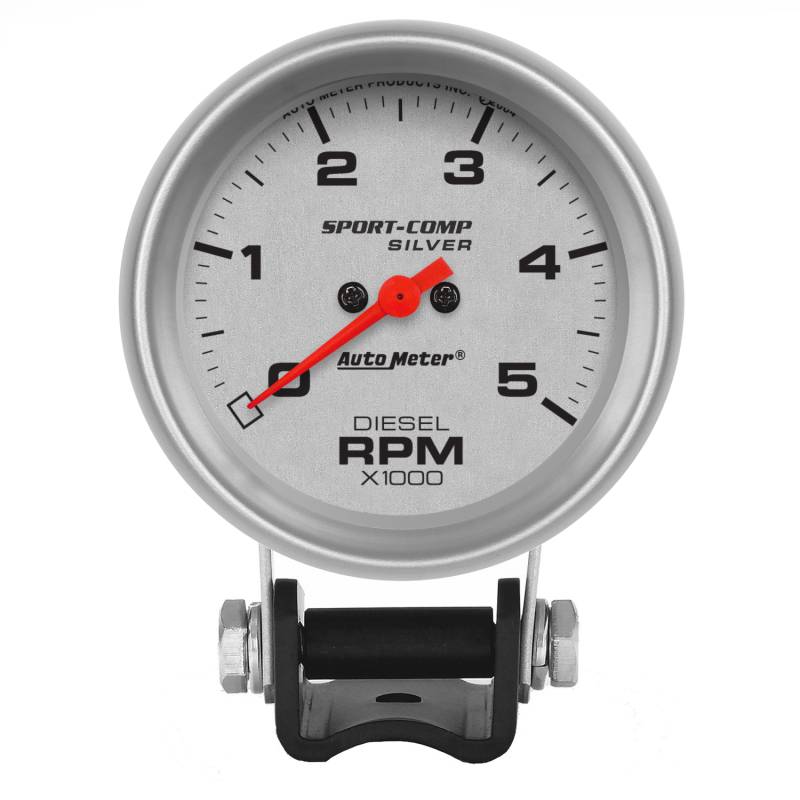 AutoMeter - AutoMeter GAUGE, TACHOMETER (DIESEL), 2 5/8" , 5K RPM, PEDESTAL, ULTRA-LITE 3788
