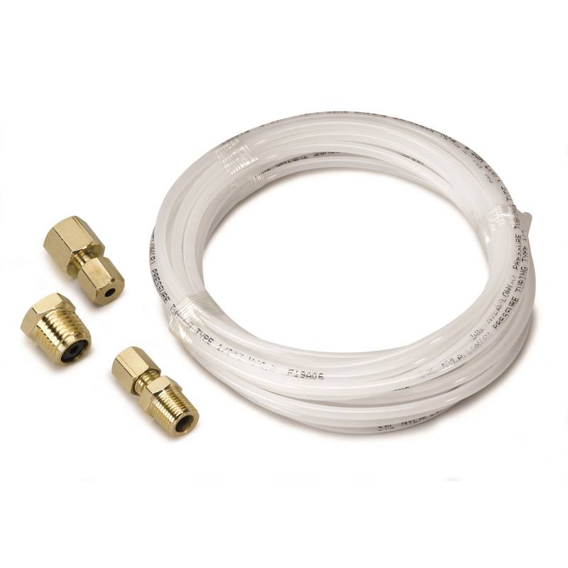 AutoMeter - AutoMeter TUBING, NYLON, 1/8" , 12FT. LENGTH, INCL. 1/8" NPTF BRASS COMPRESSION FITTINGS 3226