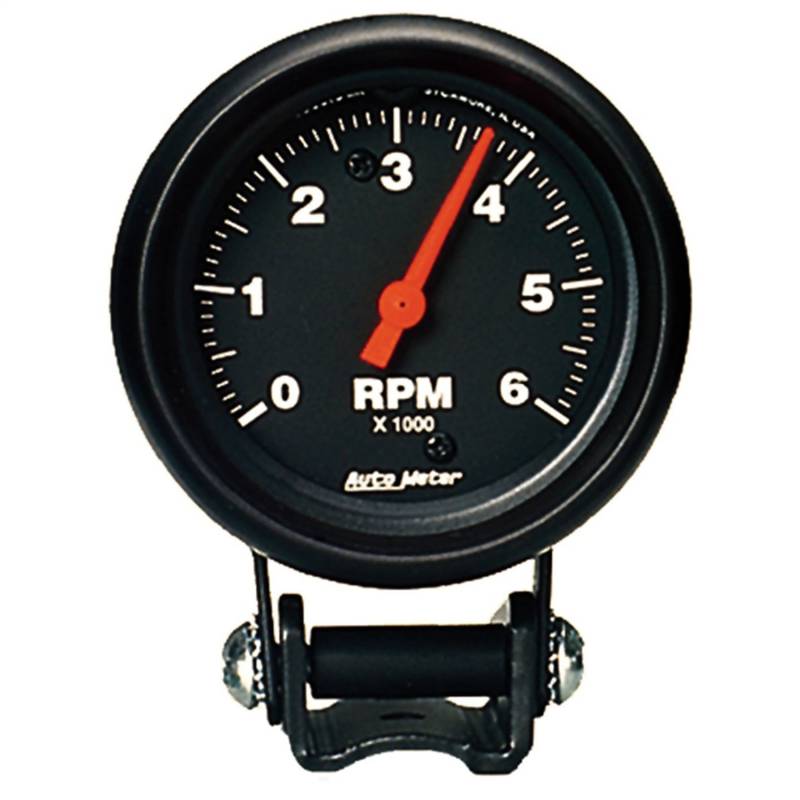 AutoMeter - AutoMeter GAUGE, TACHOMETER, 2 5/8" , 6K RPM, PEDESTAL, Z-SERIES 2891