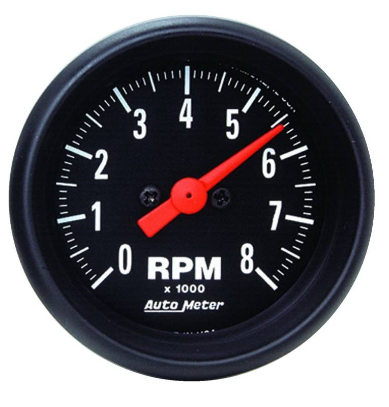AutoMeter - AutoMeter GAUGE, TACHOMETER, 2 1/16" , 8K RPM, IN-DASH, Z-SERIES 2698