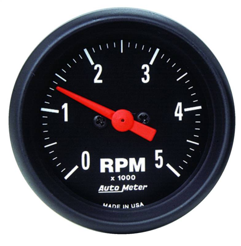AutoMeter - AutoMeter GAUGE, TACHOMETER, 2 1/16" , 5K RPM, IN-DASH, Z-SERIES 2697